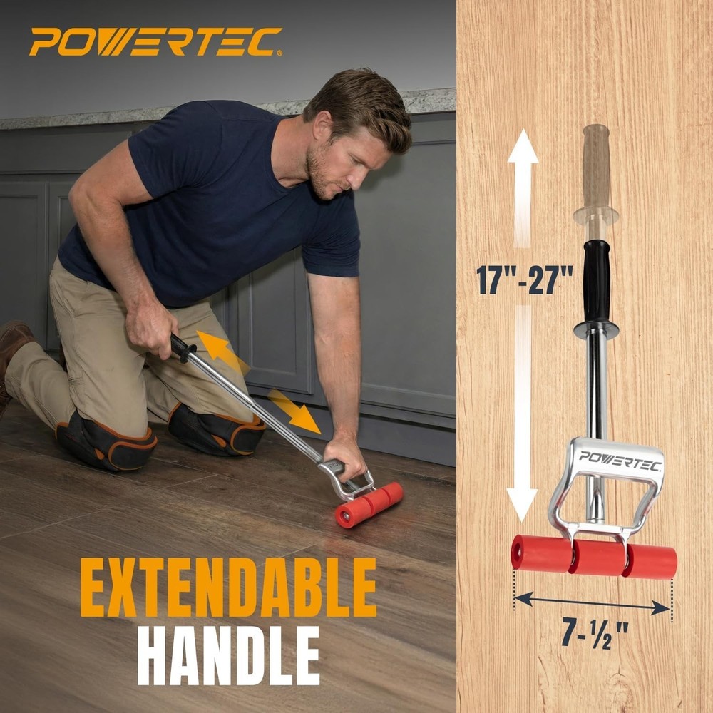 Heavy Duty Extendable Roller with Non-Slip Grip for Precision Rolling