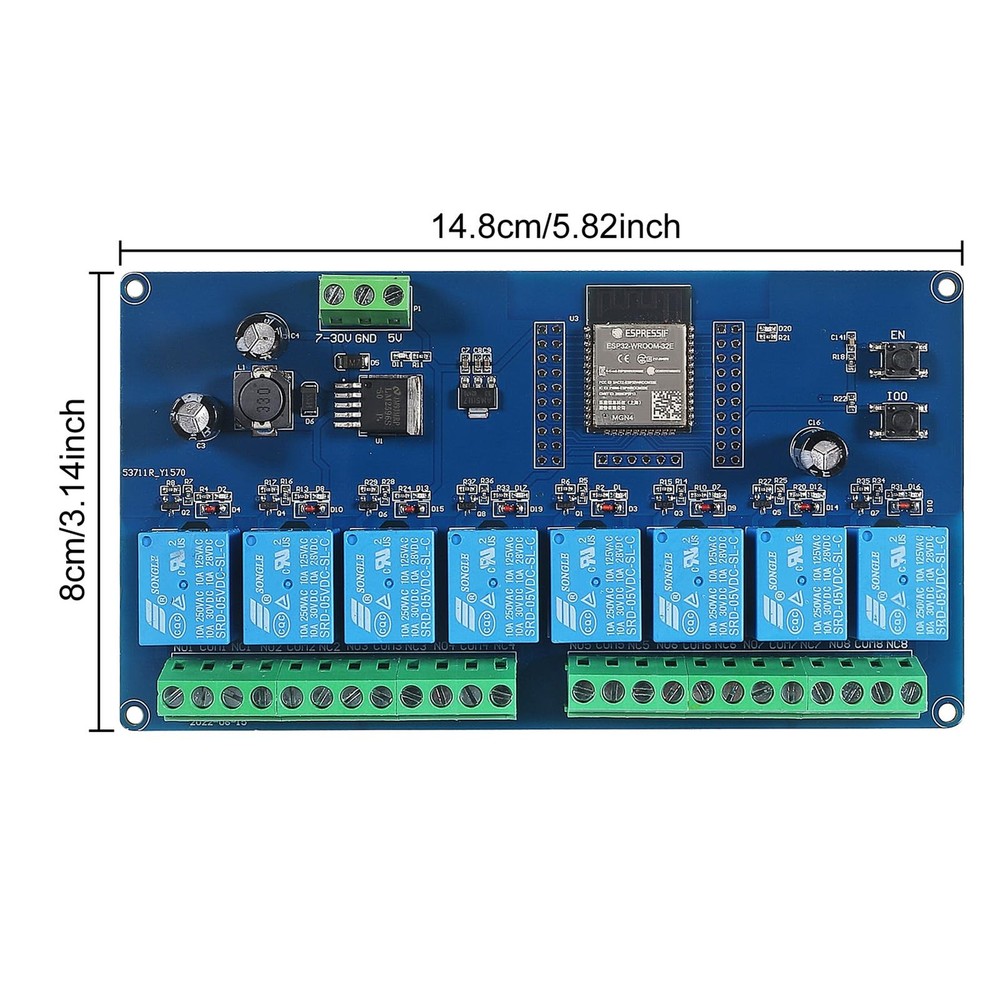 AC/DC Power Supply ESP32 Development Board Programmable Development Board Wir...