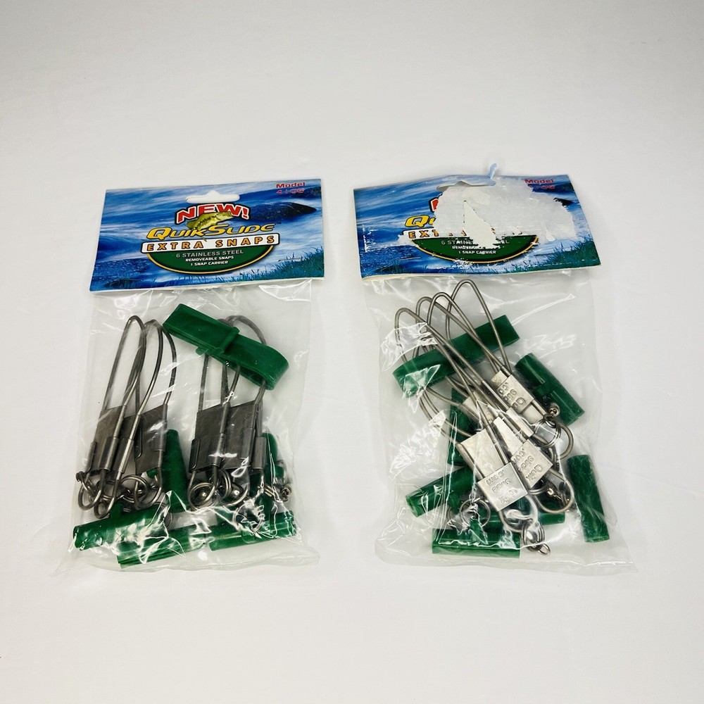 (2pk) Extra Stainless Steel Snaps For Fish Stringer. Keeps Fish Alive