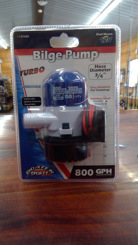 800 GPH Bilge Pump pn57420
