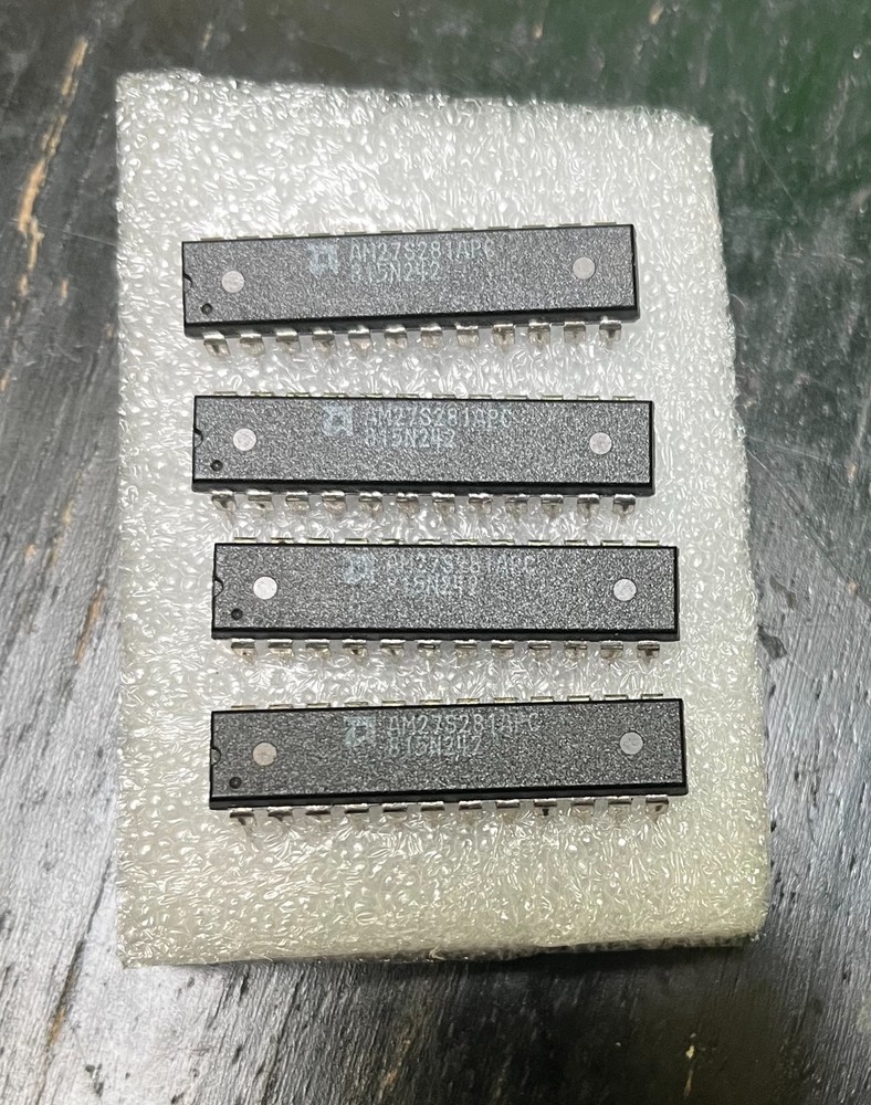 4pcs AM27S281APC IC PROM 8KBIT PARALLEL 24DIP