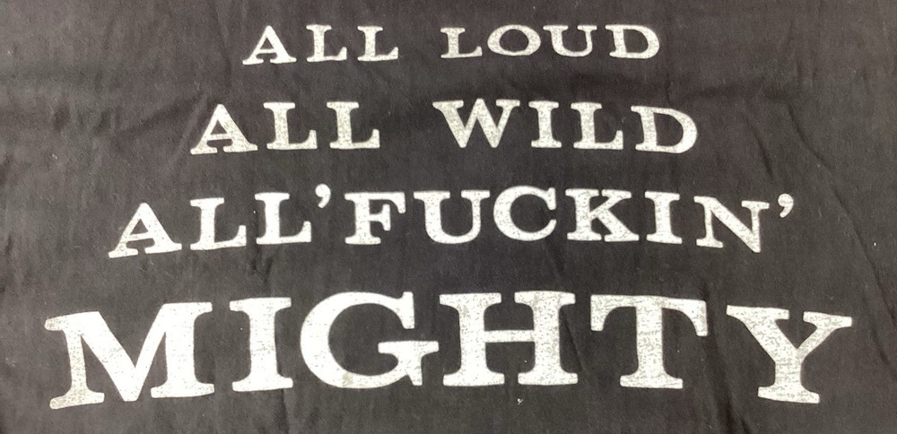 Vintage The Almighty - Blood, Fire & Love T-shirt 1989 Hard Rock Heavy Metal