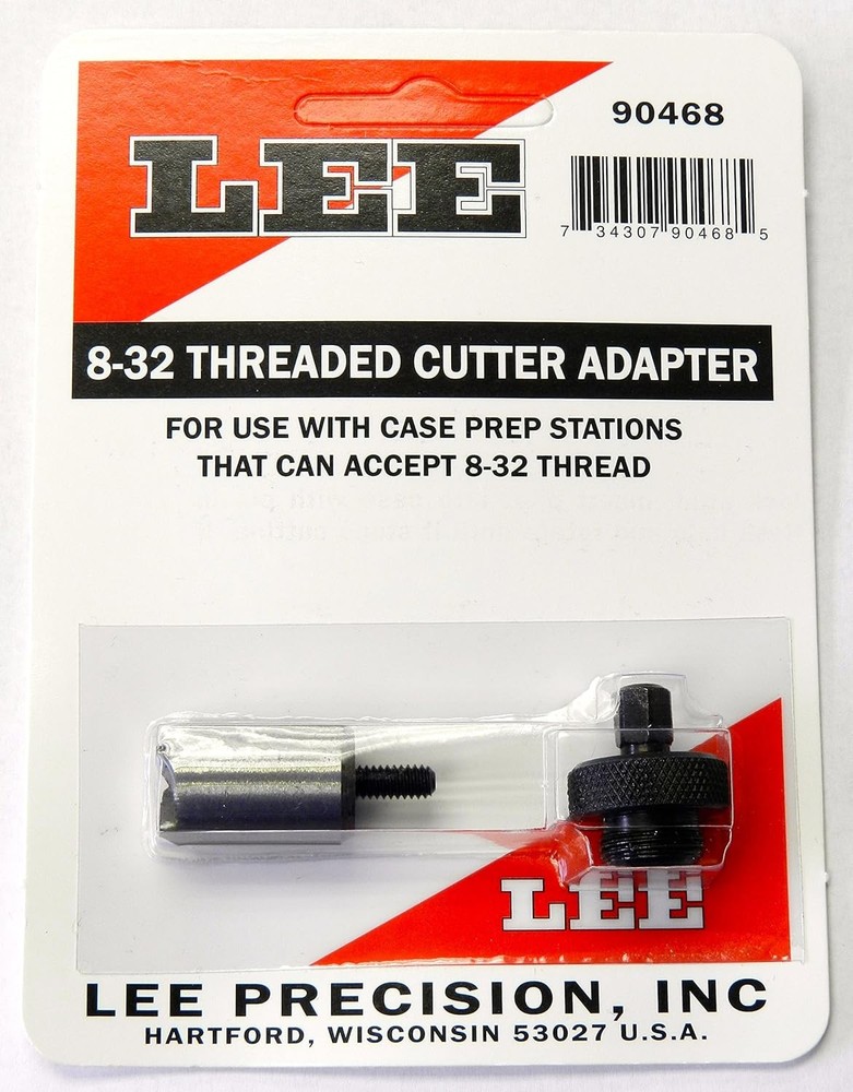 Lee Precision Large Case Cutter & Lock Stud with 8-32 Thread Adapter 90468
