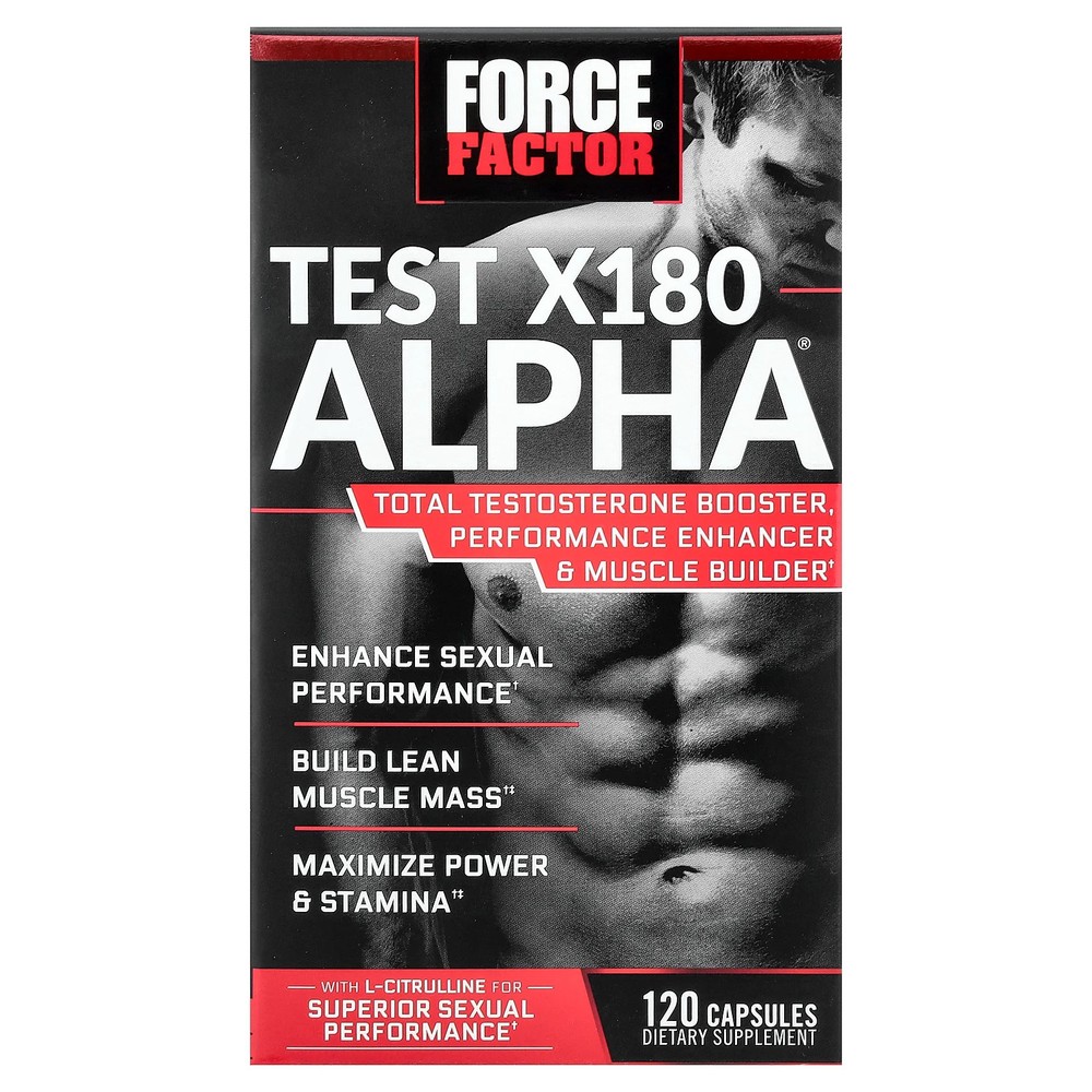 Test X180 Alpha®, 120 Capsules