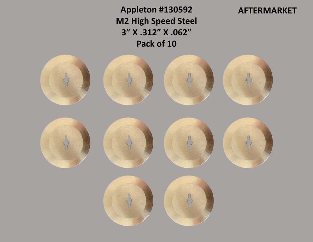 Appleton  #130592 M2 HSS Core Cutter - 10 Pack