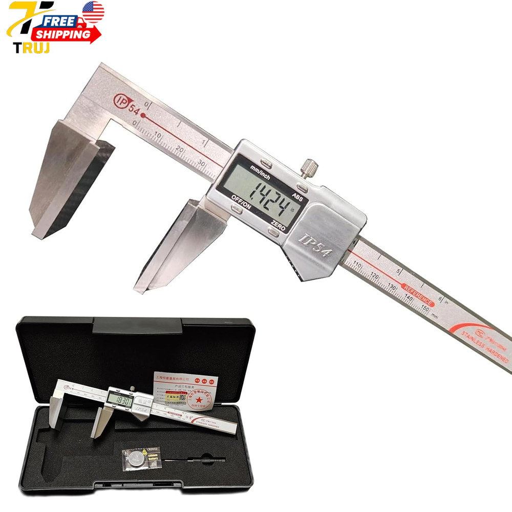 Digital Calipers with Large Measuring Faces for Wire Rope Electronic Caliper Mea
