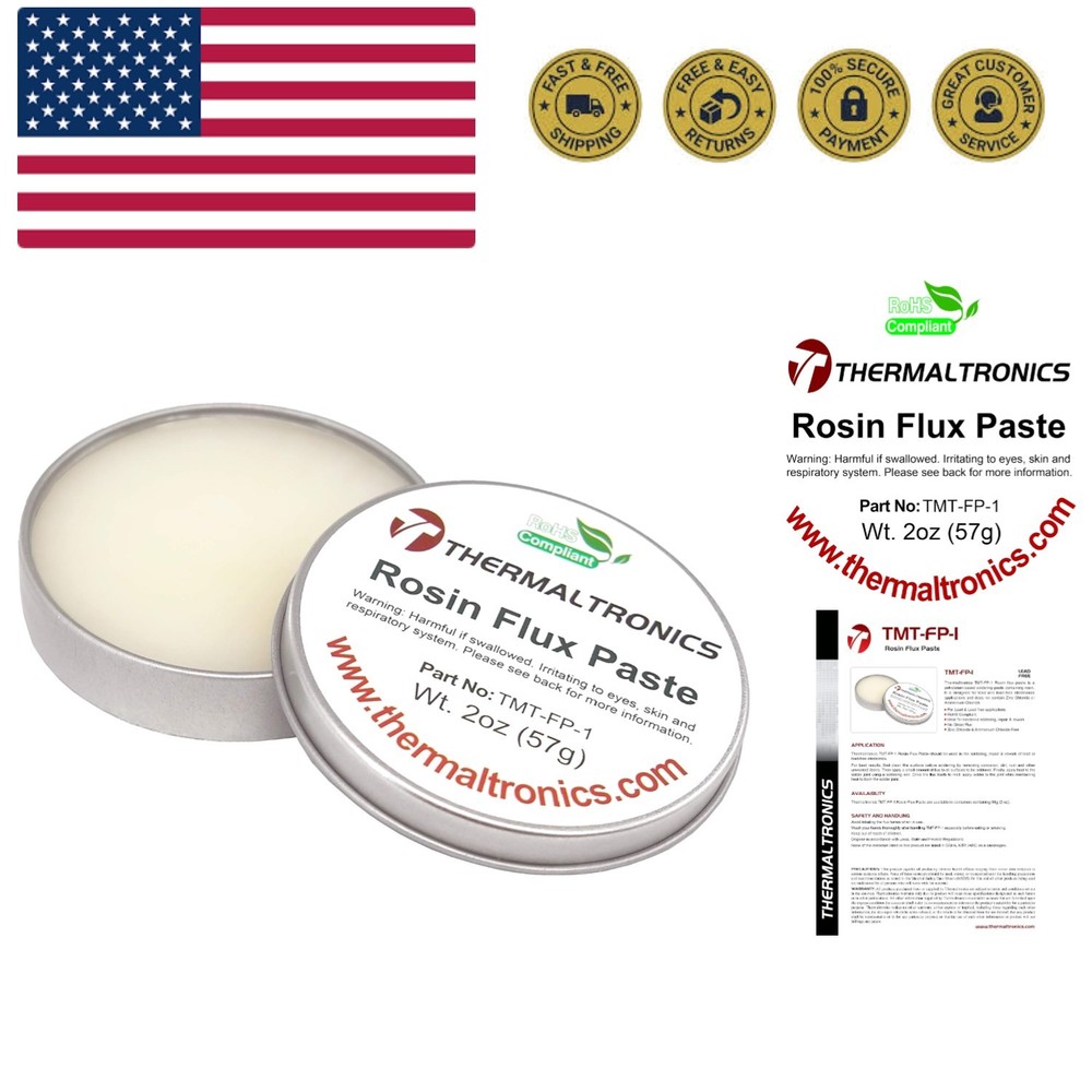 Rosin Flux Paste, 2.0 oz 57 g