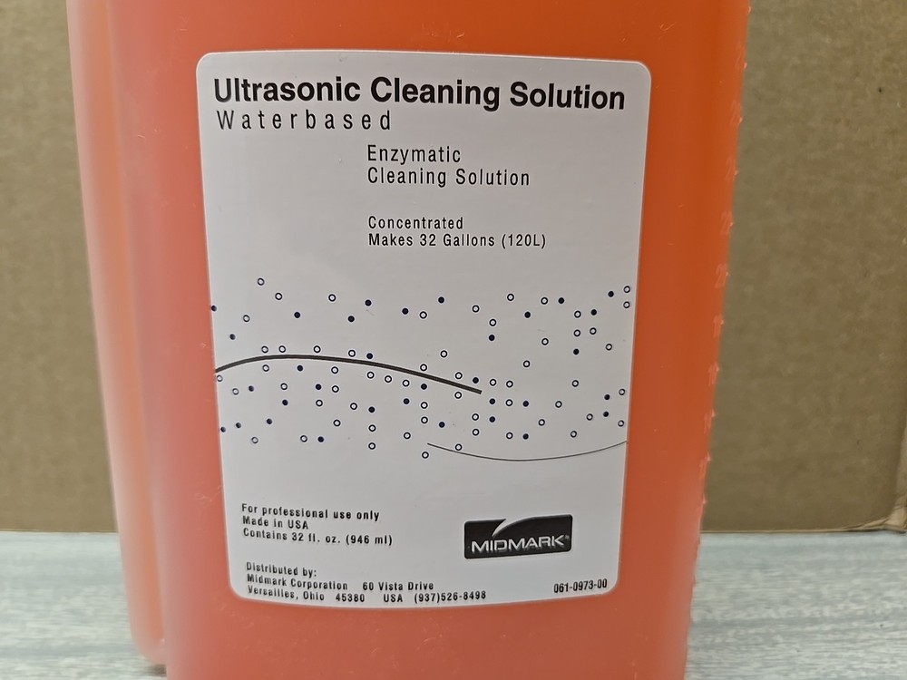 Midmark Ultrasonic Waterbased Cleaning Solution 32 Fl Oz- Concentrated