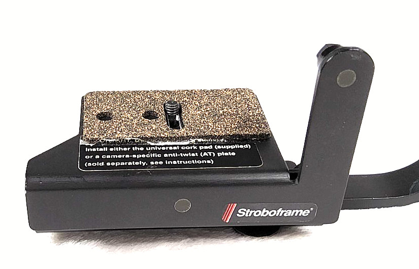 Stroboframe 310-900 Pro Camera Flip Flash Bracket w/ Cork Pad & Flash Mount