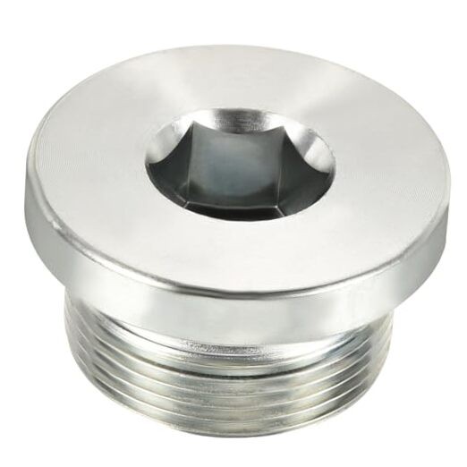 M30 x 1.5 Pipe Plug, Male Thread Internal Hex Head Socket Pipe Fitting Plug |