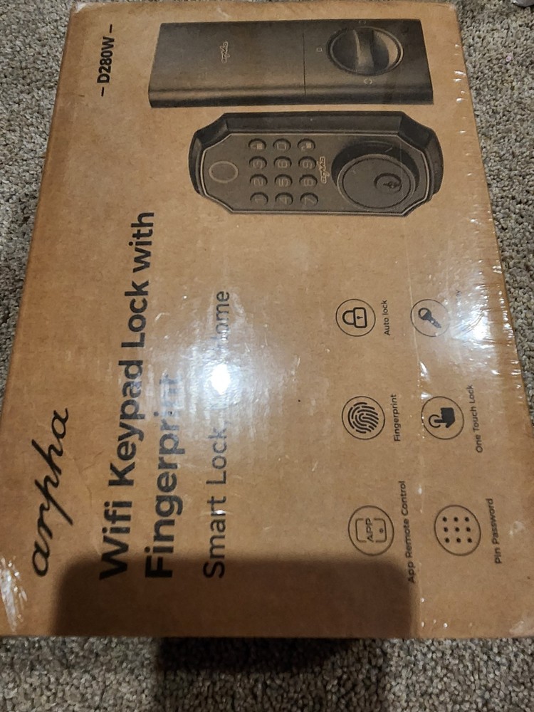 Arpha D280W WiFi Smart Deadbolt Lock New