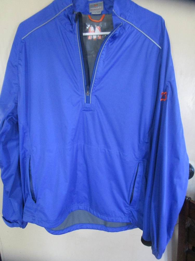 Fennec 1/4 Zip Pullover Jacket L Blue 23 on Side Sleeve