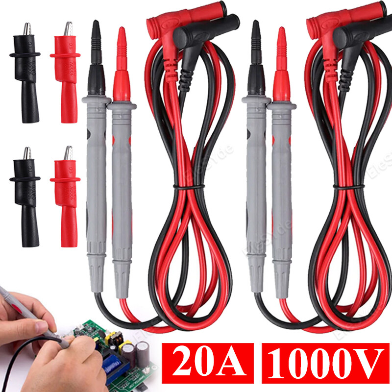 1/2X Multimeter Voltmeter Cable Thin Needle Tester Unique Probe Test Lead Cord