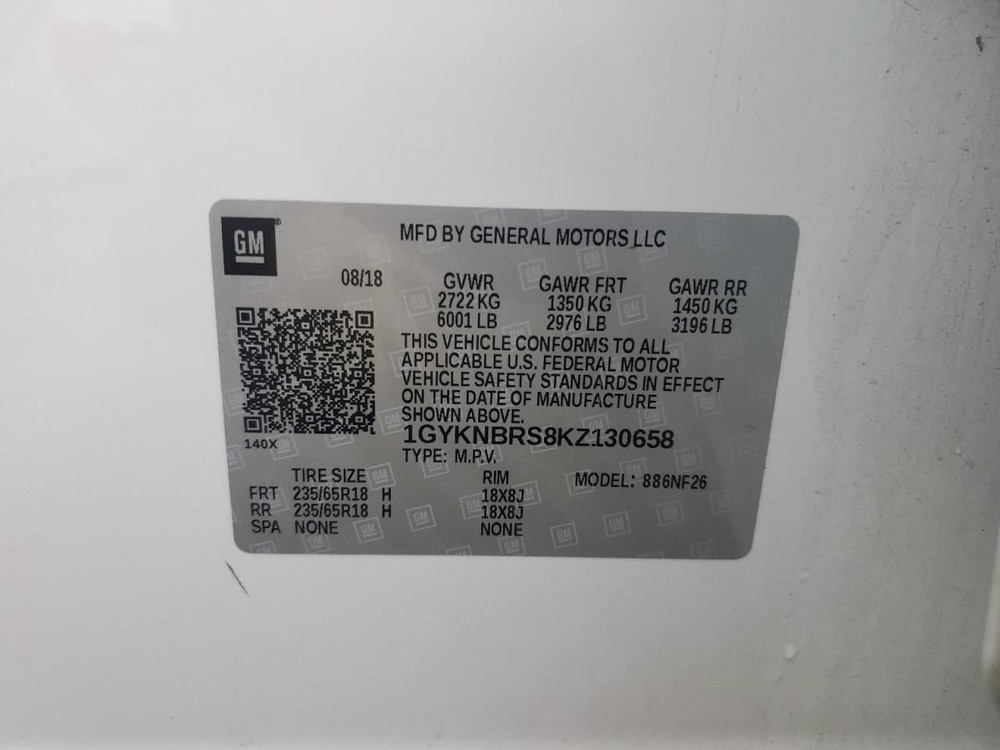 CONTROL PANEL W/DISPLAY OEM 18-19 CADILLAC XT5 1YR WRNTY
