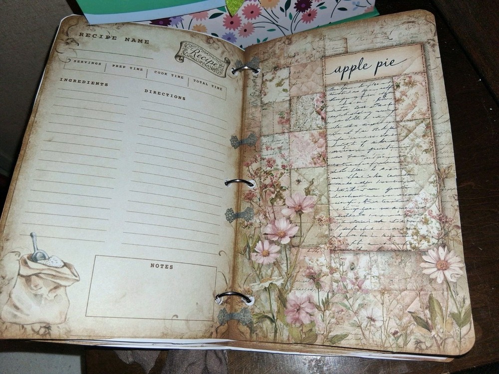 Favorite Recipes Junk Journal Scrapbook