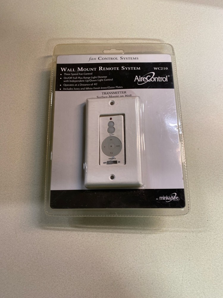 MinkaAire WC210 Wall Mount AireControl 32 Bit Ceiling Fan Remote System - White