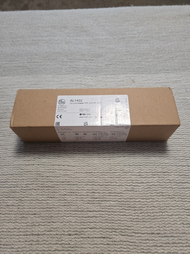 IFM, AL1422, IO-Link Master PFL EIP 8P IP67
