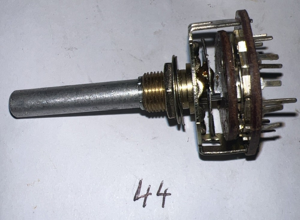 Alpha 6 Position, 2 Pole, Rotary Selector Switch Condition is New