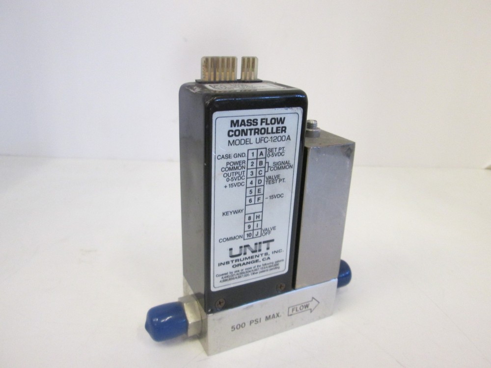Unit Instruments, UFC-1200, Mass Flow Controller, 500 SCCM, 20%PH3/SIH4, Used