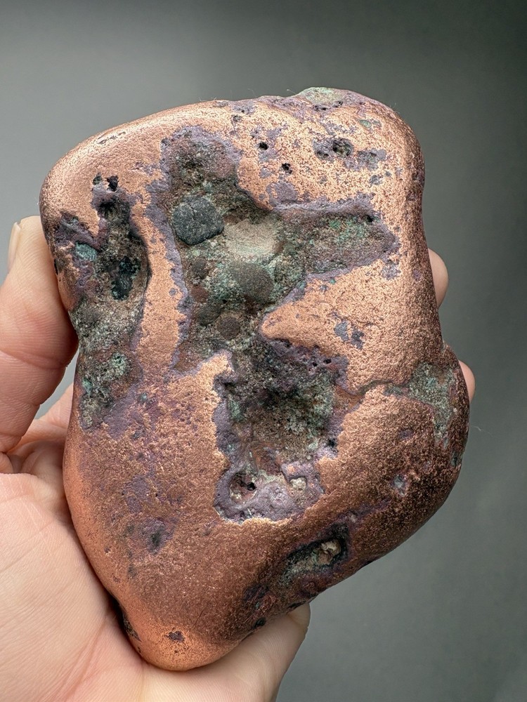 2 Pound Pure Solid Native Michigan Float Copper Mineral Specimen Lake Superior