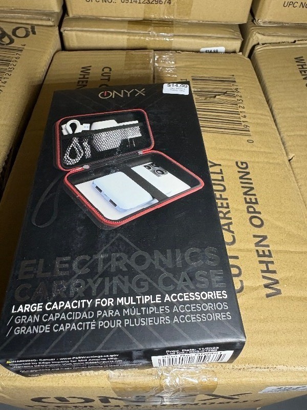 Onyx Large Capacity Electronics Carrying Case