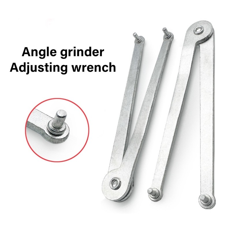 Professional Double Triple Jaw Grinder Spanner 45# Steel Construction Work Tool