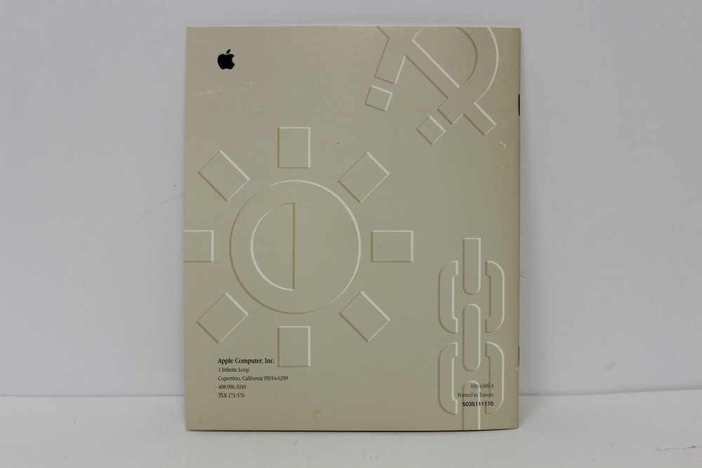 APPLE MULTIPLE SCAN 15 DISPLAY USER'S GUIDE 030-6309-A