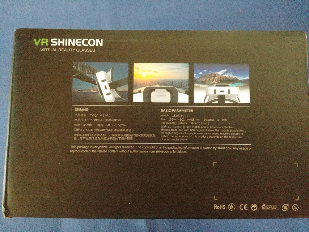 NIB Virtual Reality Glasses Headset 3D Glasses