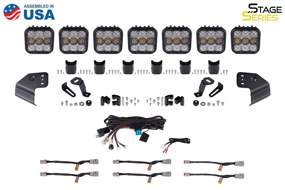 Diode Dynamics 2021-2024 Fits Ford Bronco Stage Series Windshield Bracket Kit