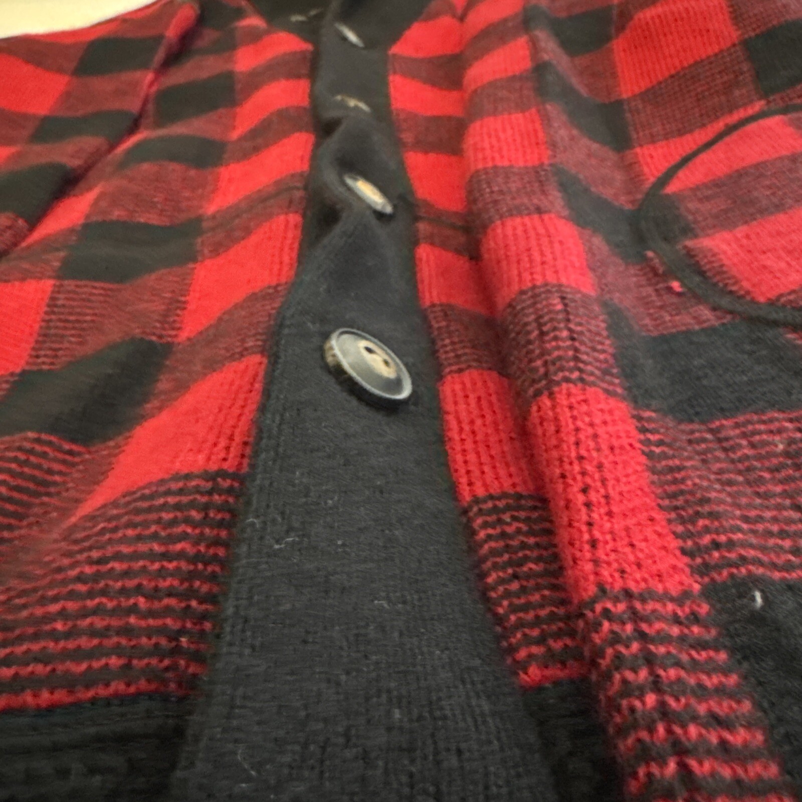 Polo Ralph Lauren Wool Buffalo Plaid Shawl Cardigan Sweater Men’s Large NWT $298