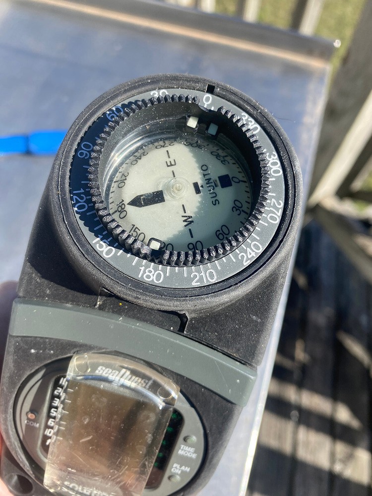Suunto Seaquest Gauge Console Works! Solution-⍺ Computer, Compass SPG Hose Case