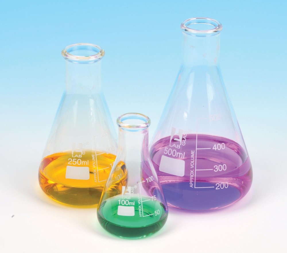 Conical Flask, 10ml - Narrow Neck - Borosilicate Glass - Eisco Labs