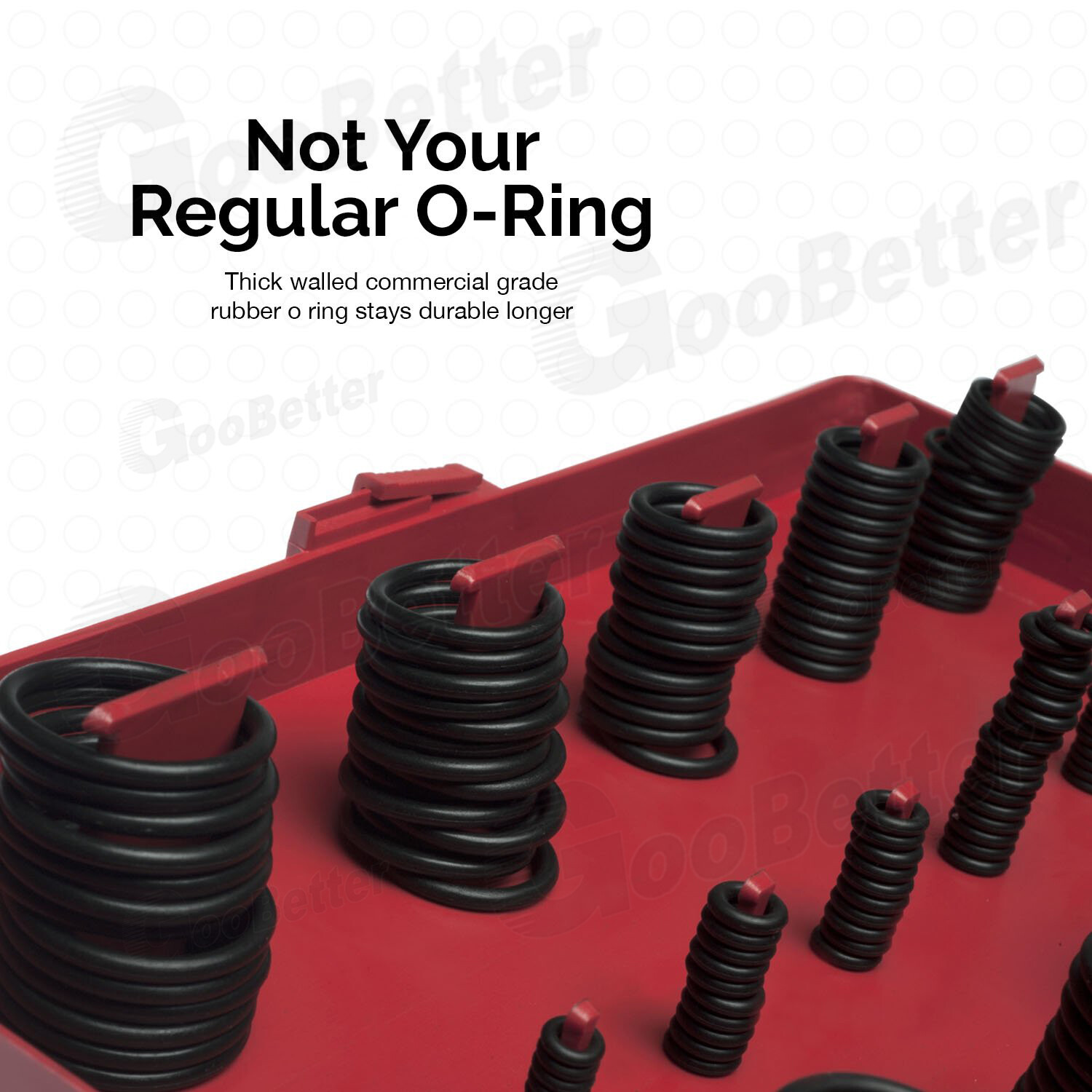 419pcs Universal O Ring Assortment Metric Oil Proof Kit 32 Size O-Ring Rubber