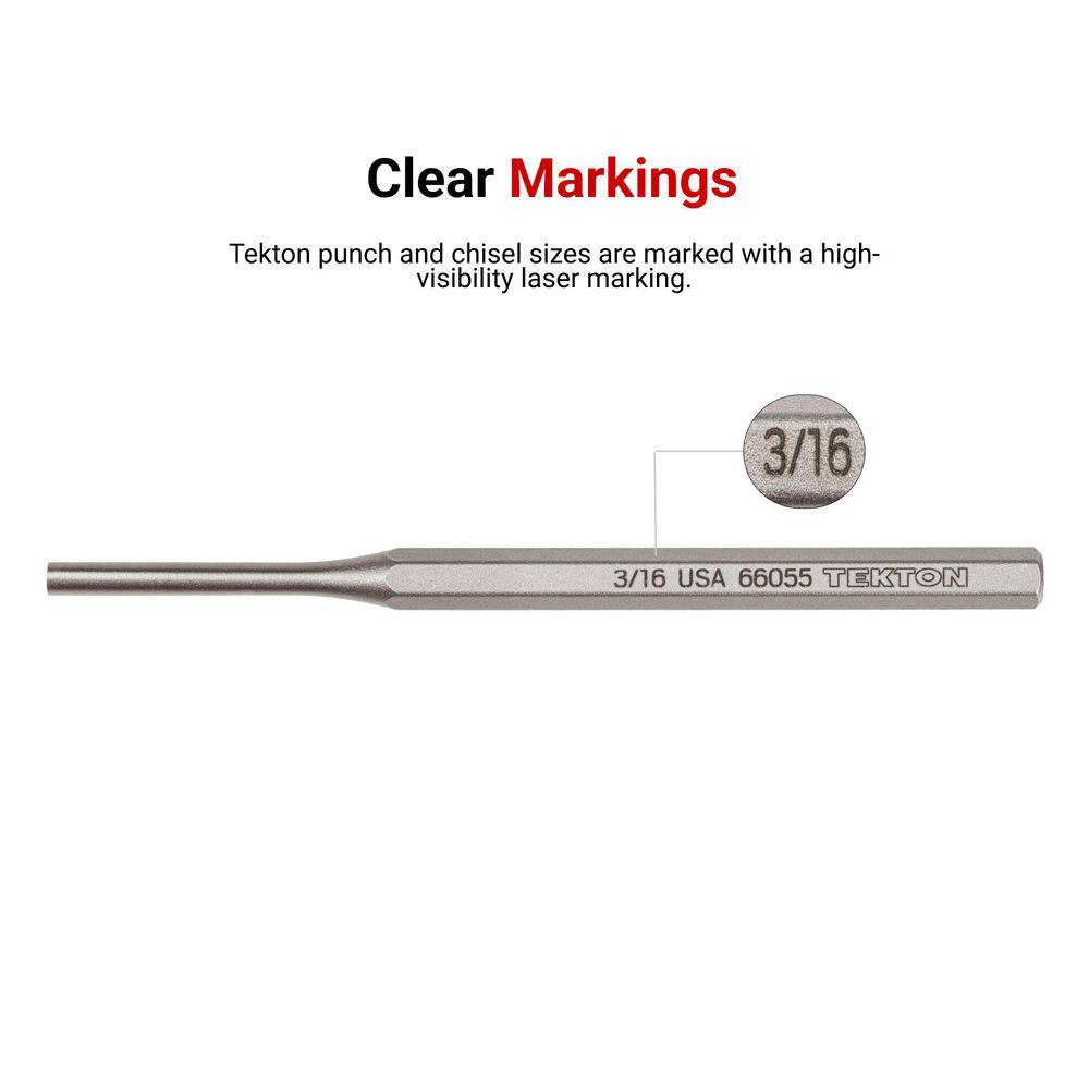 3-Pc. Long Alignment Punch Set (3/16, 1/4, 5/16 In.)