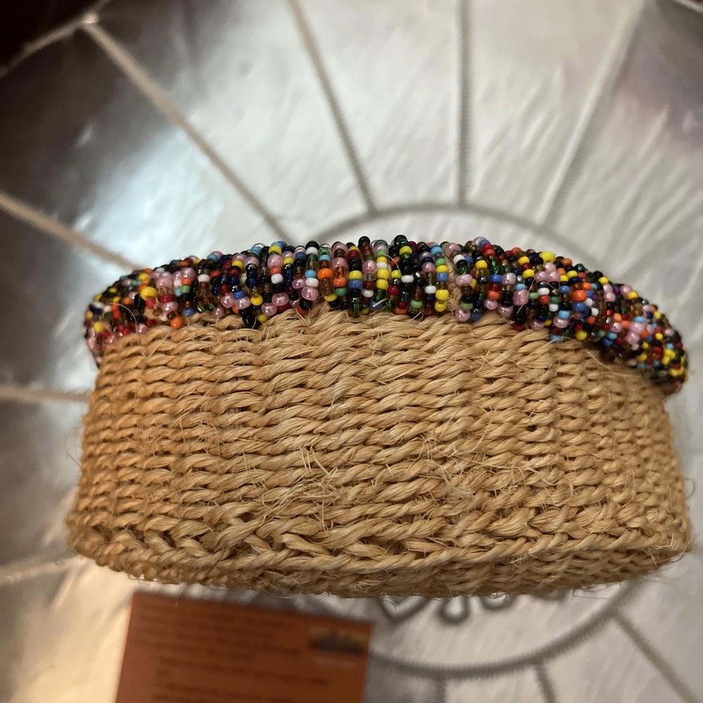TANZANIA SCHOOL FOUNDATION BEADED BASKET