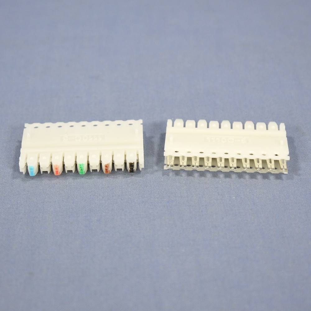 4 Leviton C-5 Connector Blocks 110-Type Base Terminal Patch Cat 5e 49105-IDC