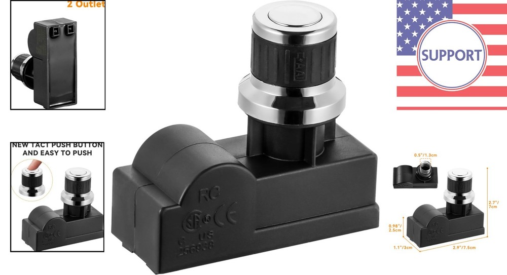 Certified Universal 2 Male Outlets Grill Igniter - Replacement Part