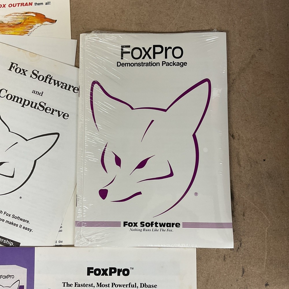 Fox Software FoxPro Demonstration Package Vintage Computing