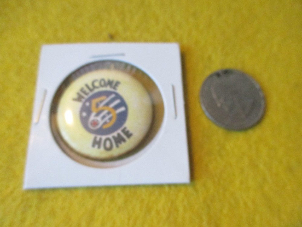 ORIGINAL WWII HOMEFRONT  5 TH ARMY AIR FORCE WELCOME HOME PIN
