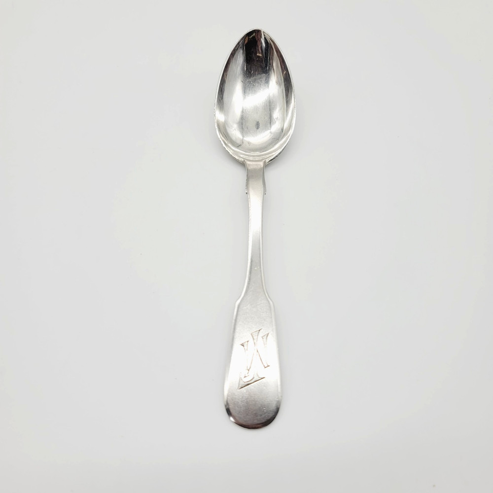 Antique Russian 84 Sterling Silver Tablespoon Monogram Tableware Flatware