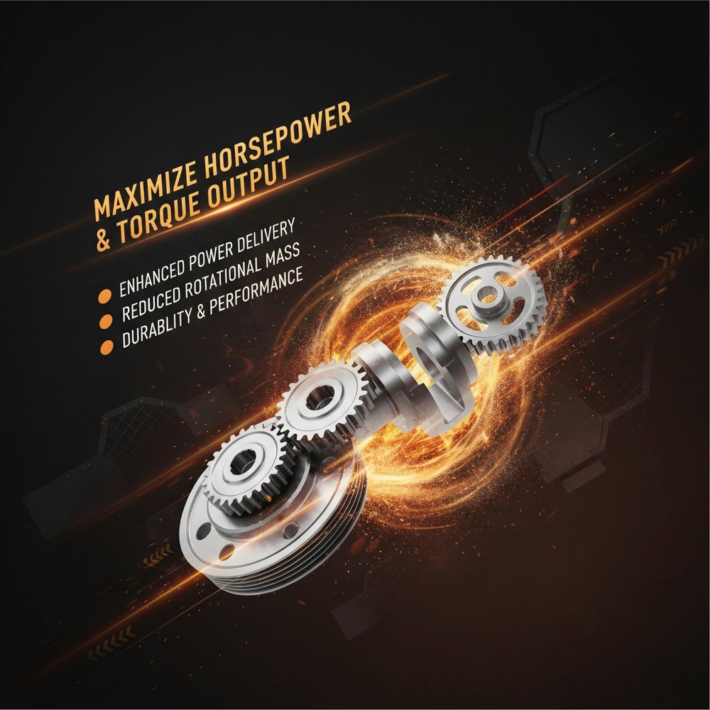 Harmonic Balancer Crankshaft Pulley for Eclipse Galant Lancer Outlander 594-551
