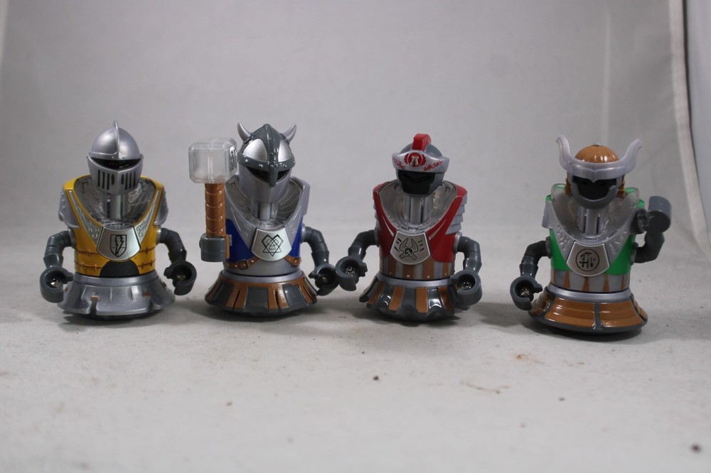 Hexbug Micro Titans Vortex Brawler Bots Samurai and Knight Viking Lot