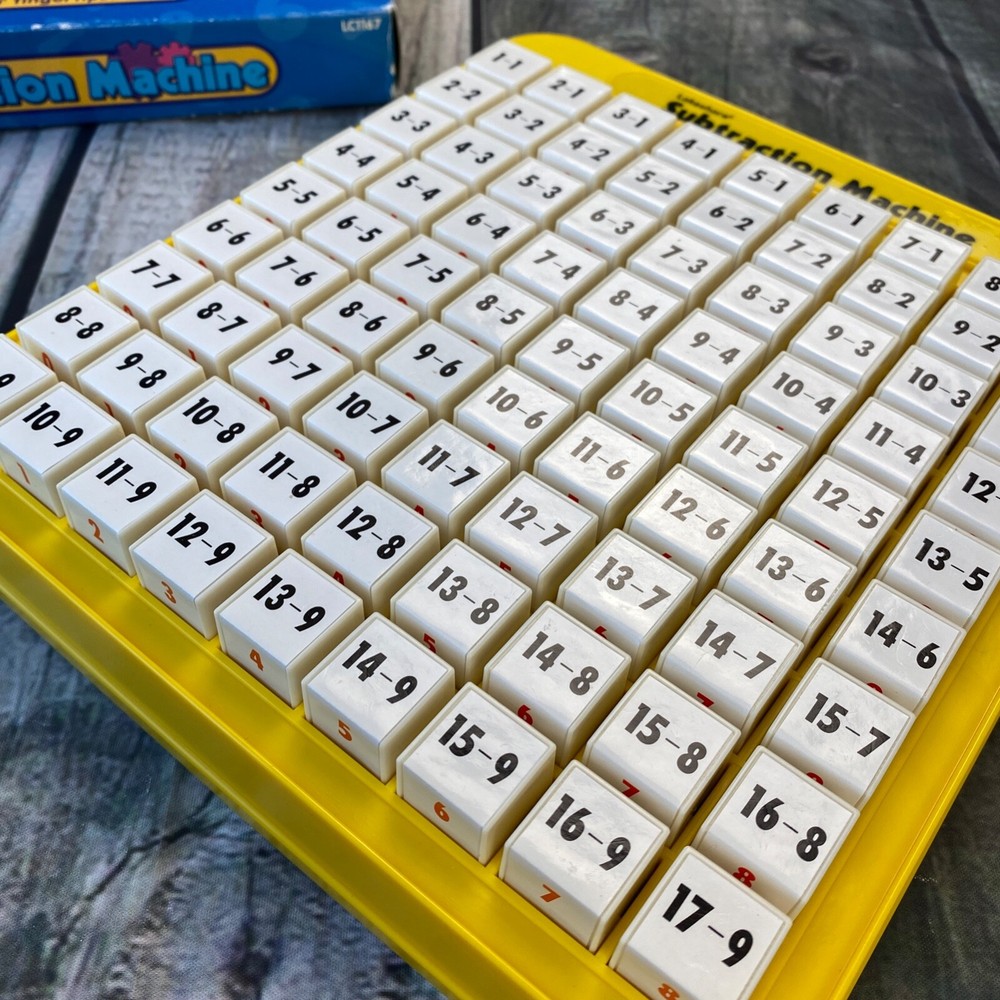 EUC Lakeshore Subtraction Machine Learn Subtract Press Button Math Educational
