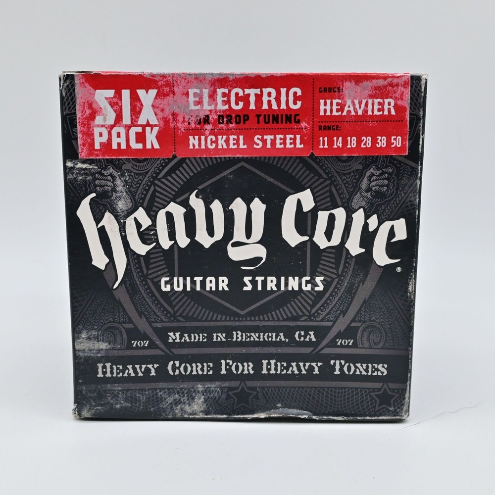 Dunlop Heavy Core Guitar Strings Six Pack