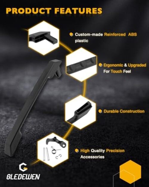 Tailgate Latch Handle Kit, Compatible with 2003-2009 Rear Tailgate Handle