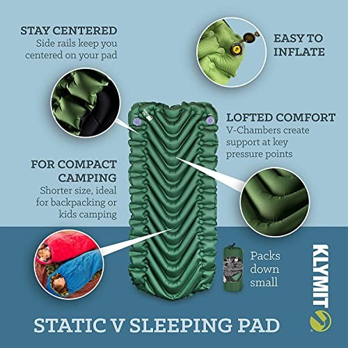 Static V Sleeping Pad Green