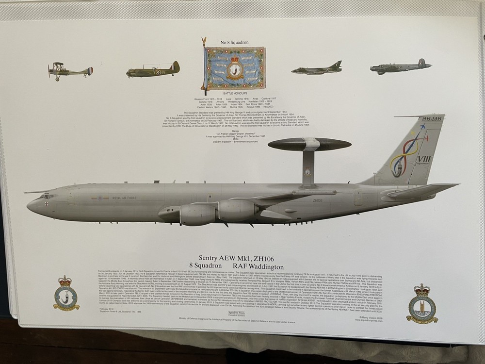 Squadron Print no 1388 sentry aew zh106