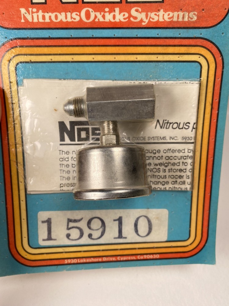 NOS Nitrous Oxide System Systems 15910 Guage NIB
