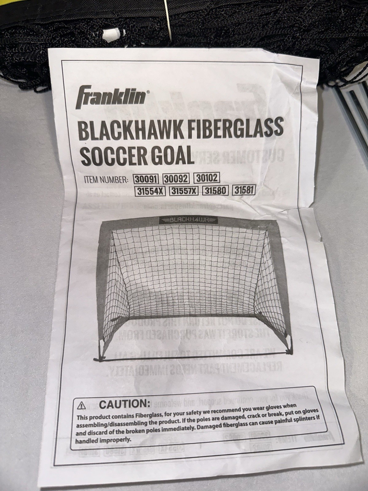 Franklin Sports Replacement Soccer Goal Net 30091, 30092, 30102, 31554x, & More