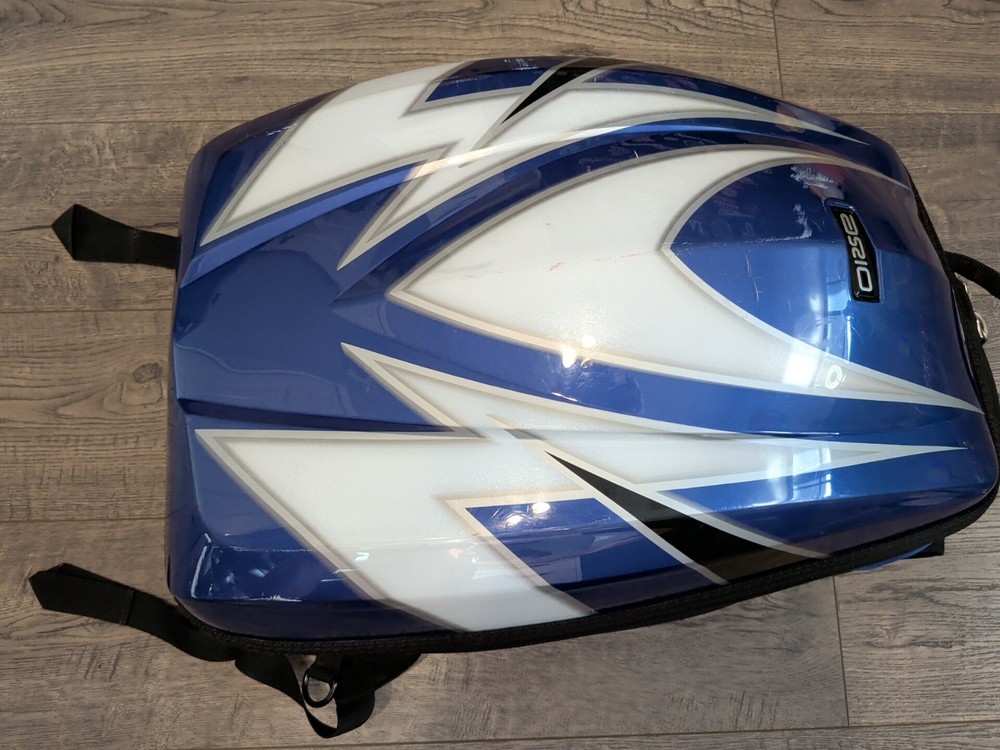 Axio By Harodesign Blue Hardshell Motorcycle / Bike Protective Backpack